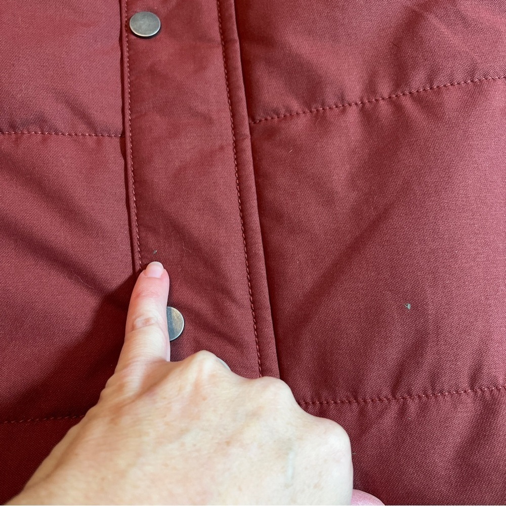 Columbia Men's Small Rust and Blue Puffer Vest Preppy Transitional Outdoor - Picture 11 of 16